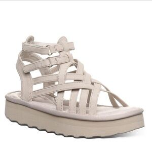 Bearpaw Prominence Women's Platform Gladiator Sandals size 9 color Mashroom